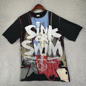 Vintage G Unit Streetwear Tee Shirt Men's Size Large Sink Or Swim Hip Hop Rap